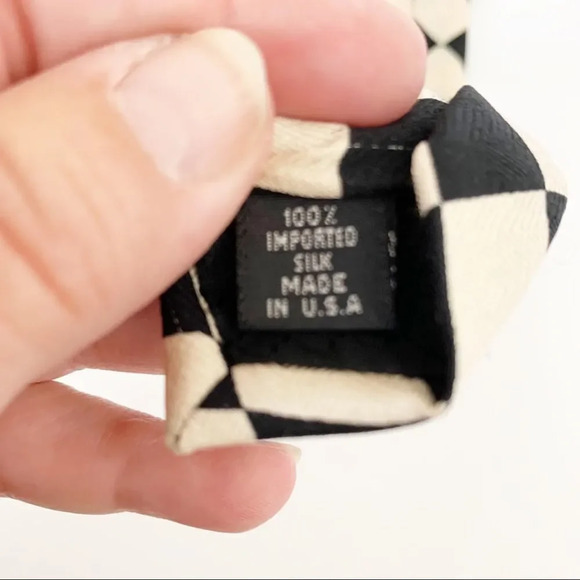 Enrico Coveri Vintage Silk‎ Tie Mod MCM Harlequin Men’s Jazz Piano New Orleans - Picture 6 of 8